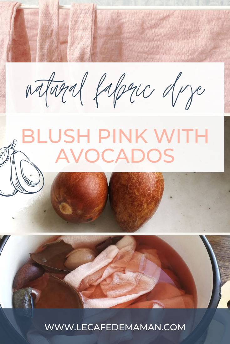 natural pink avocado dye