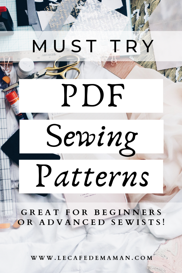 Great PDF sewing patterns for sewing beginners and advanced
