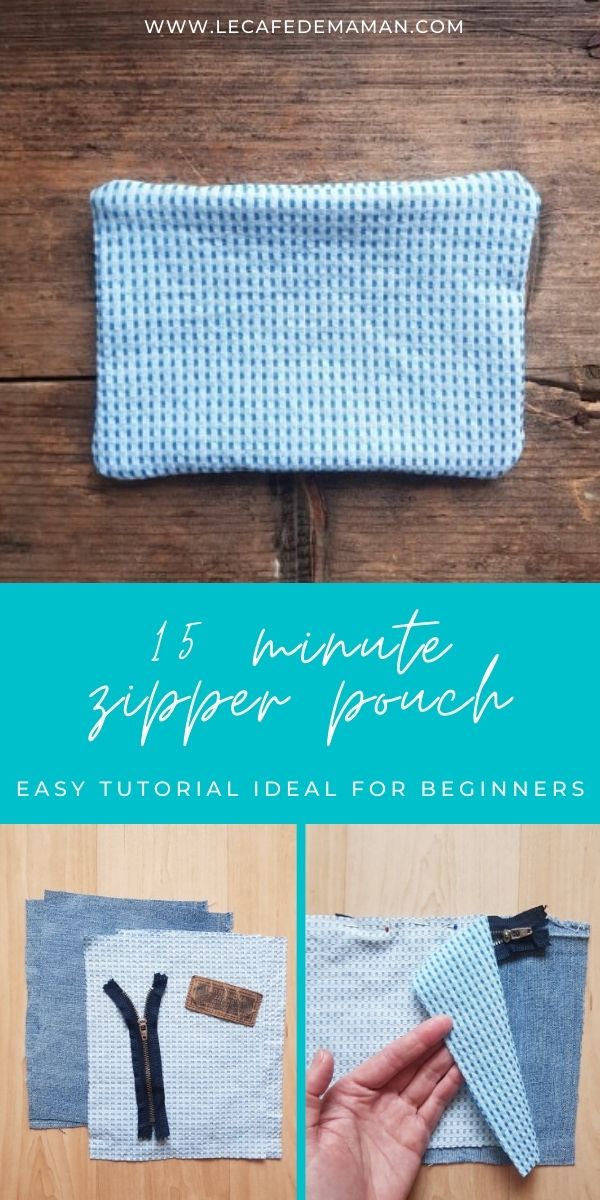 easy zipper pouch tutorial