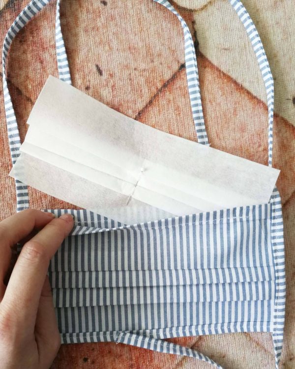 diy cotton face mask filter insert