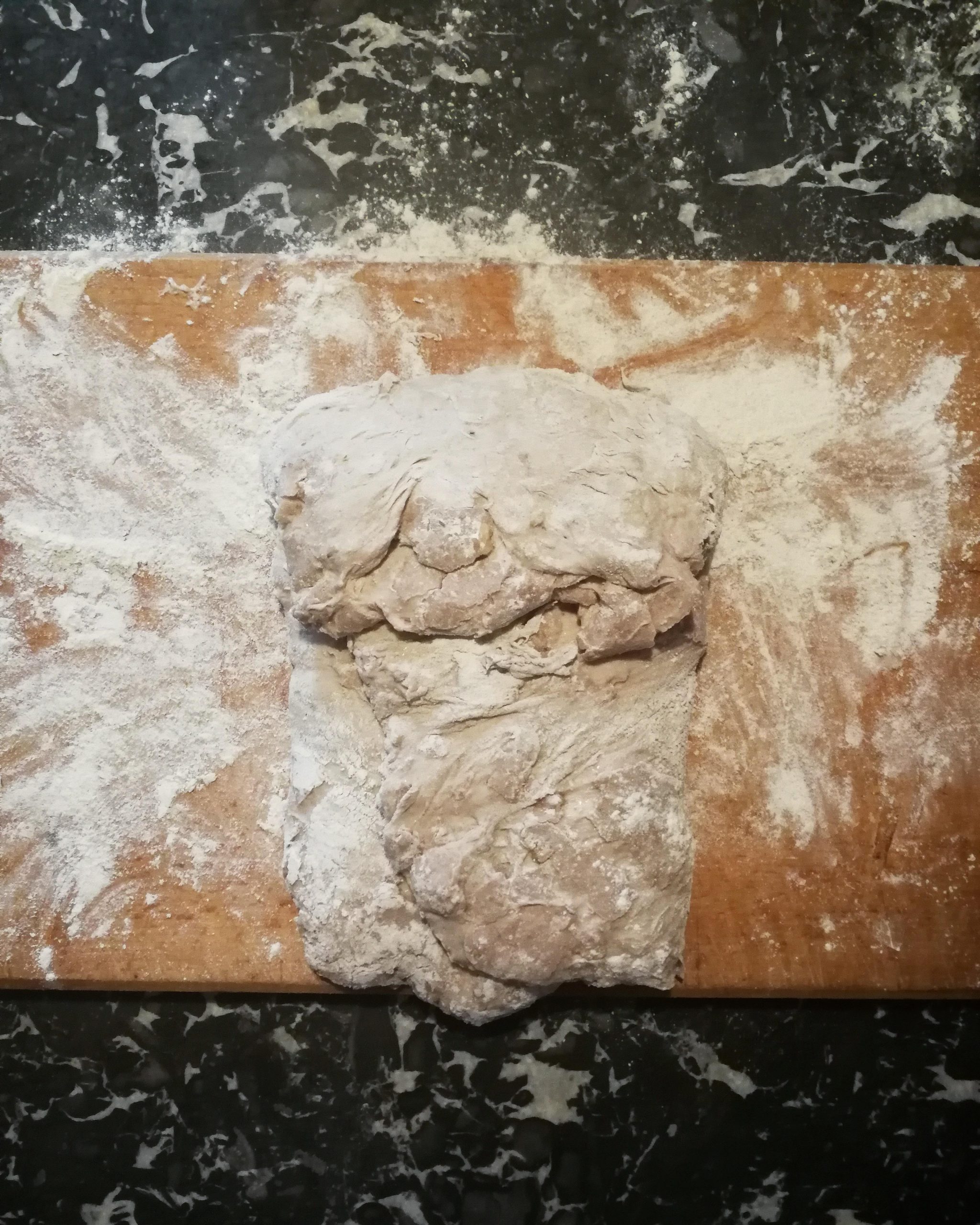 homemade bread recipe folding top