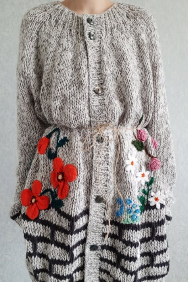 meadow handknitted cardigan